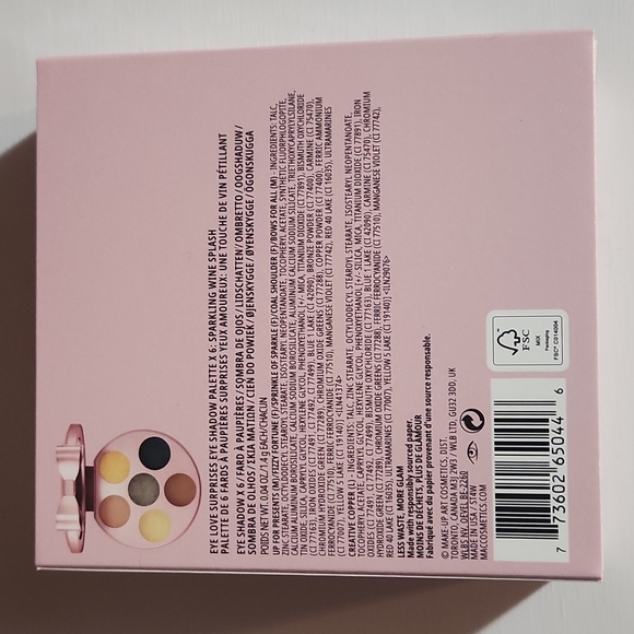 MAC Sparkling Wine Splash Eye Love Surprises Eye Shadow Palette - Picture 10 of 10